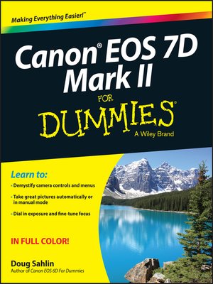 cover image of Canon EOS 7D Mark II For Dummies
